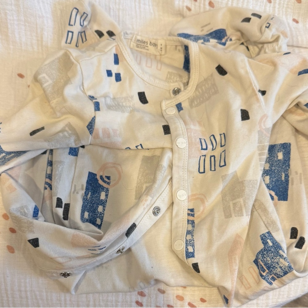 Miles Baby Printed Onesie